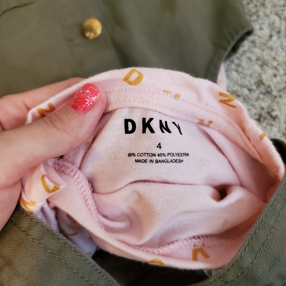💜 Little girl DKNY jumper set size 4 - Picture 4 of 4